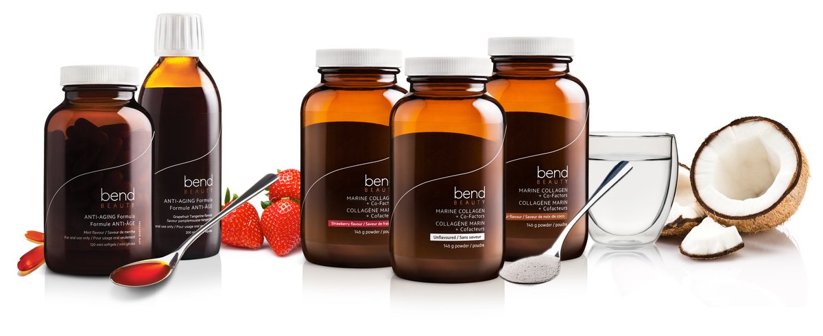 Bend beauty Marine Collagen and Supplement skin care products